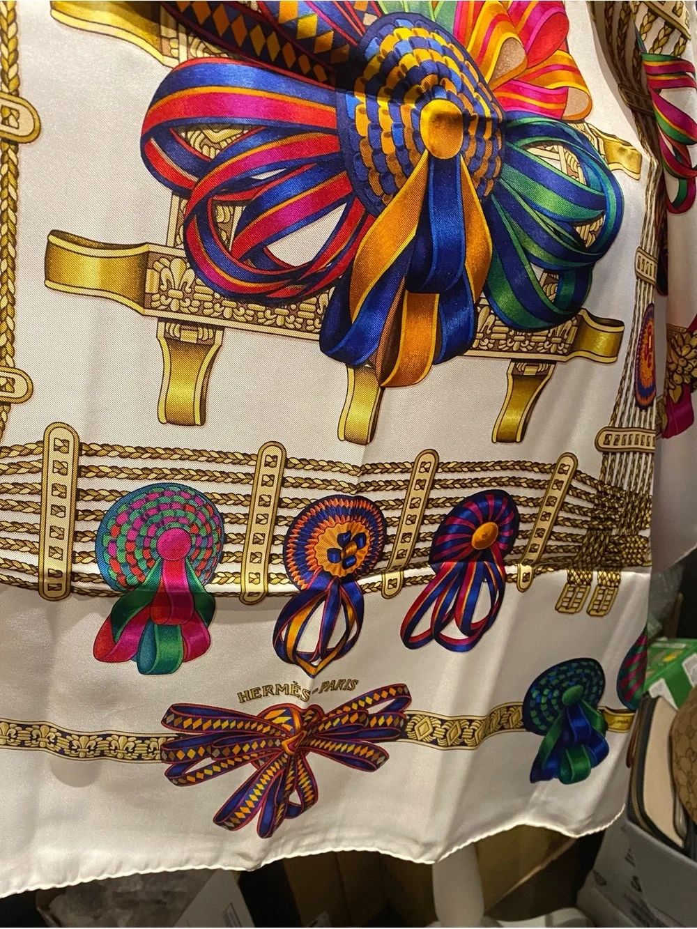 Hermes Silk Scarf